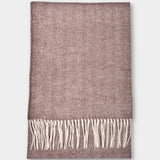 Scarf Lambswool Herringbone - Nougat - Hugo Sthlm