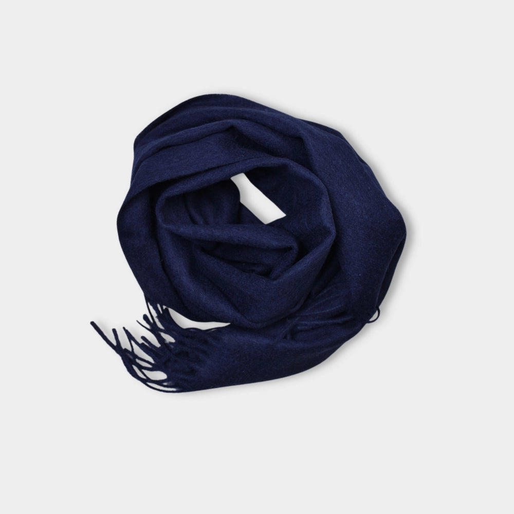 Scarf Lambswool - Navy - Hugo Sthlm