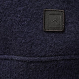 Seaham Boiled Wool Crew - Navy