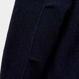 Seaham Boiled Wool Crew - Navy