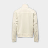 Seaham Boiled Wool Track Top - Off White