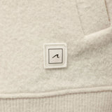 Seaham Boiled Wool Track Top - Off White