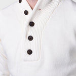 Shawl Button Collar - Cream - Hugo Sthlm