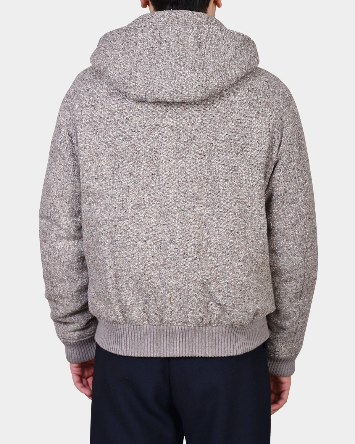 Short Jacket Donegal - Brown - Hugo Sthlm