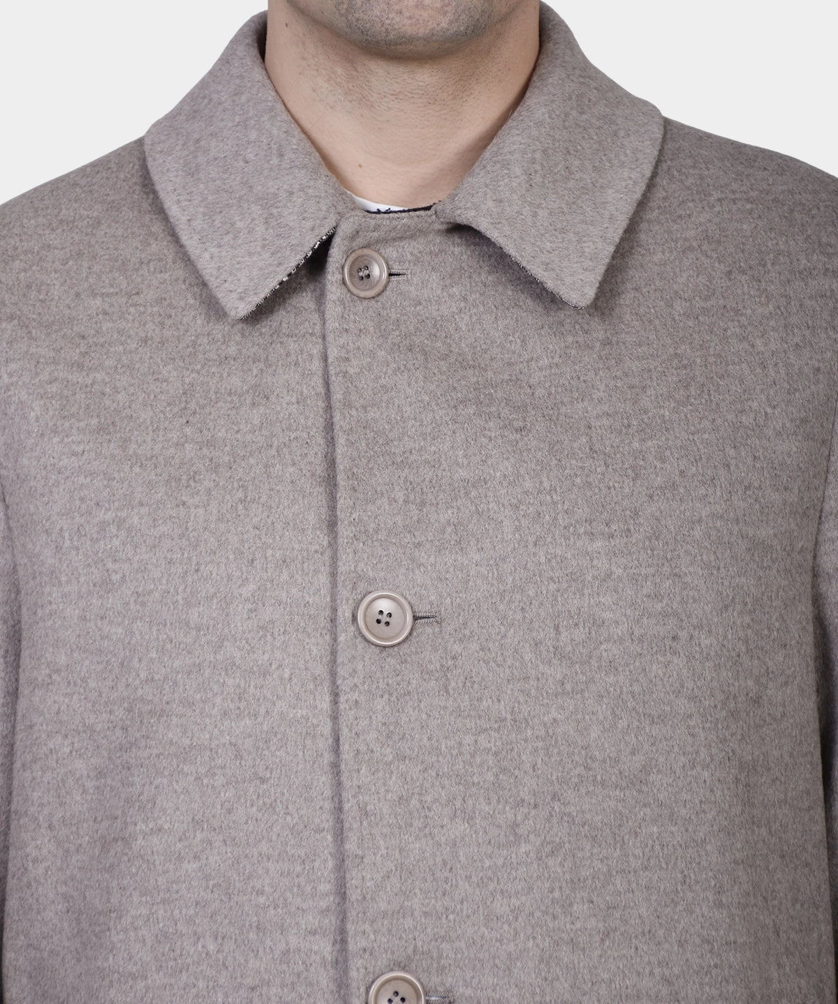 Single Button Coat - Beige - Hugo Sthlm