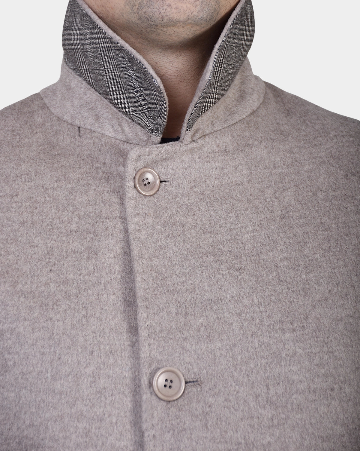 Single Button Coat - Beige - Hugo Sthlm