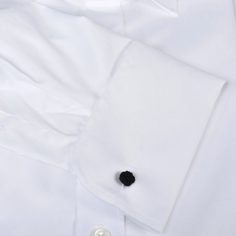 Slim Fit Cut Away Double Cuff Shirt - White - Hugo Sthlm