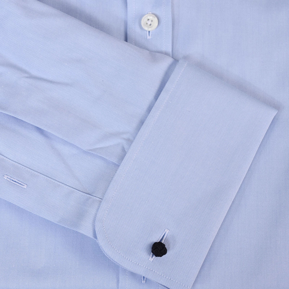 Slim Fit Cut Away Double Cuff Shirt - Light Blue - Hugo Sthlm