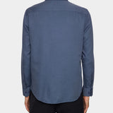 Slim LS Cotton Tencel Shirt - Vintage Indigo - Hugo Sthlm