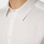 Slim LS Cotton Tencel Shirt - White - Hugo Sthlm