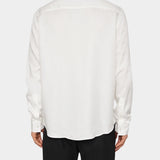 Slim LS Cotton Tencel Shirt - White - Hugo Sthlm