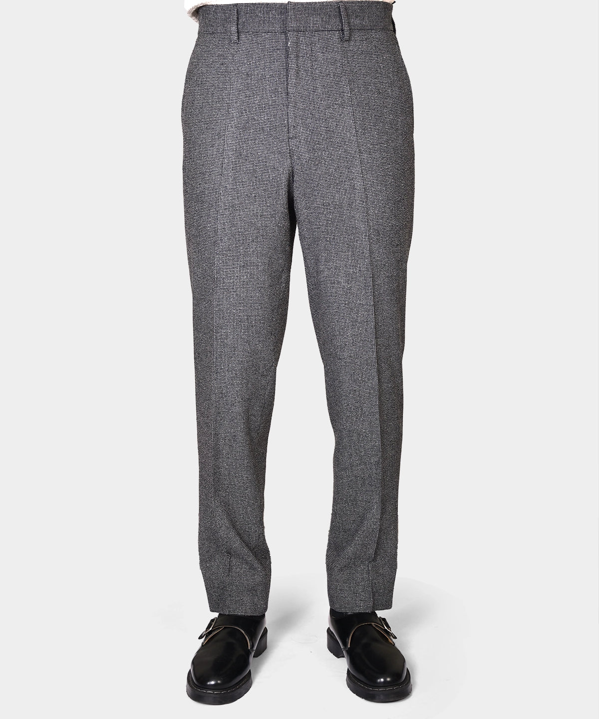 Soren Crinkle Wool Pants - Black - Hugo Sthlm