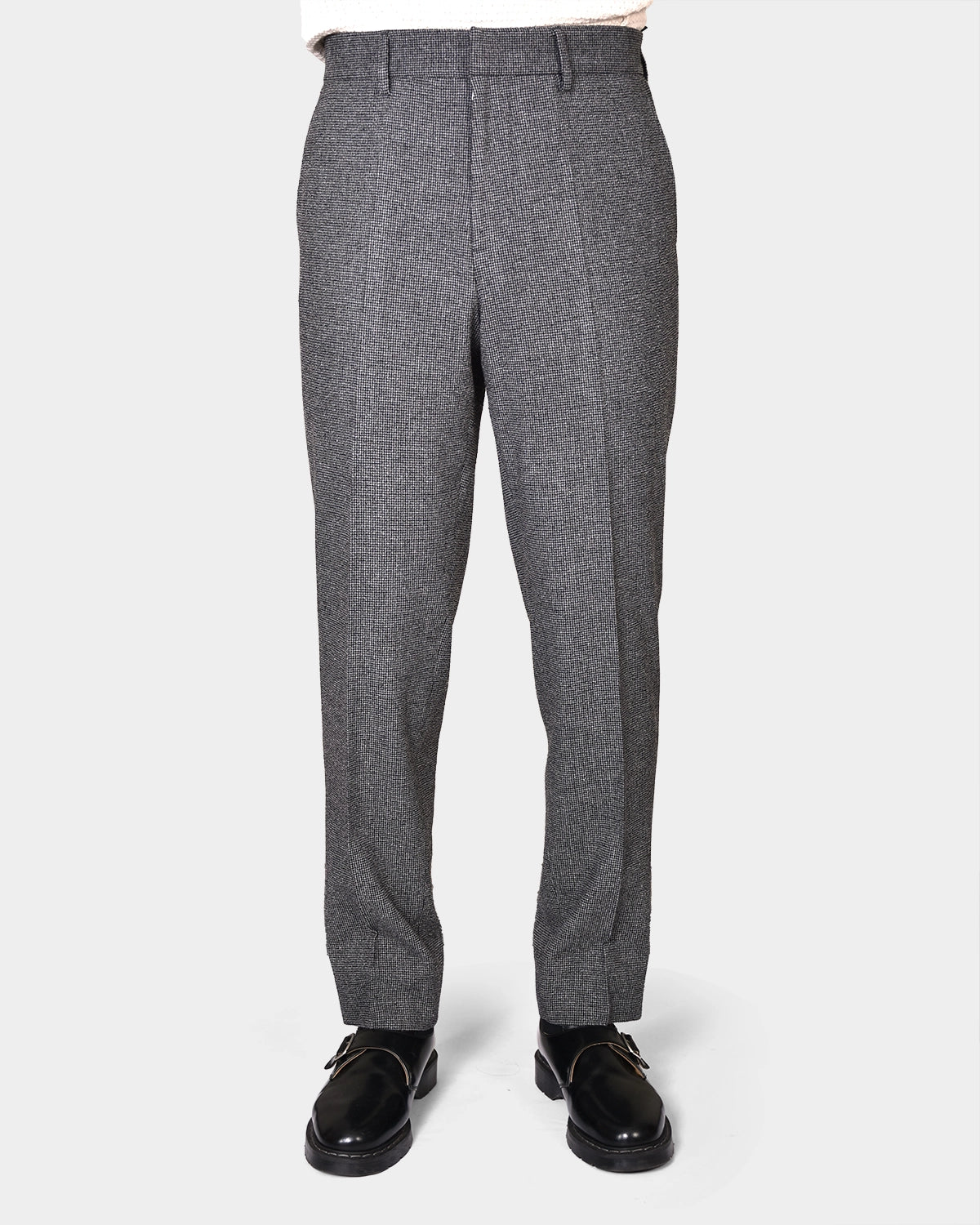 Soren Crinkle Wool Pants - Black - Hugo Sthlm