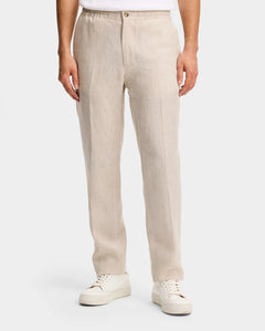 Soren Drape Linen Pants - Moonbeam - Hugo Sthlm