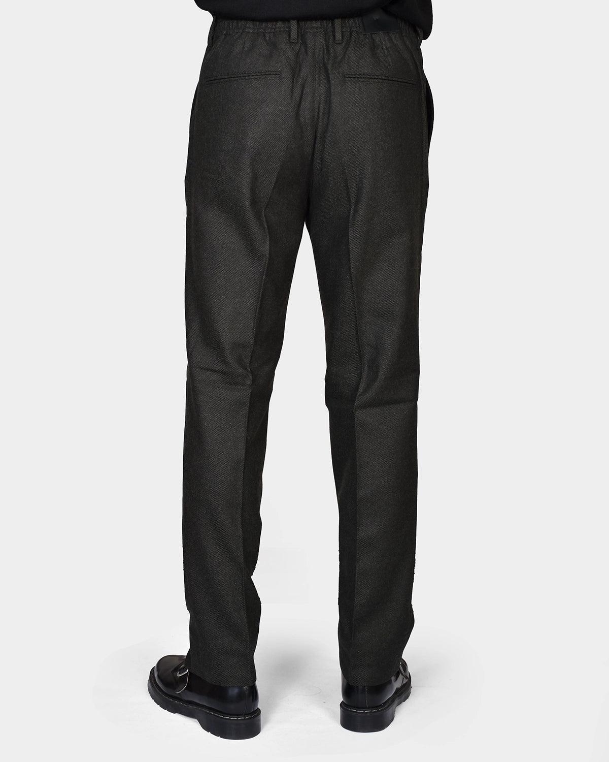 Soren Twill Cash Flannel Pants - Forest Green - Hugo Sthlm