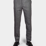 Soren Twill Cash Flannel Pants - Grey - Hugo Sthlm