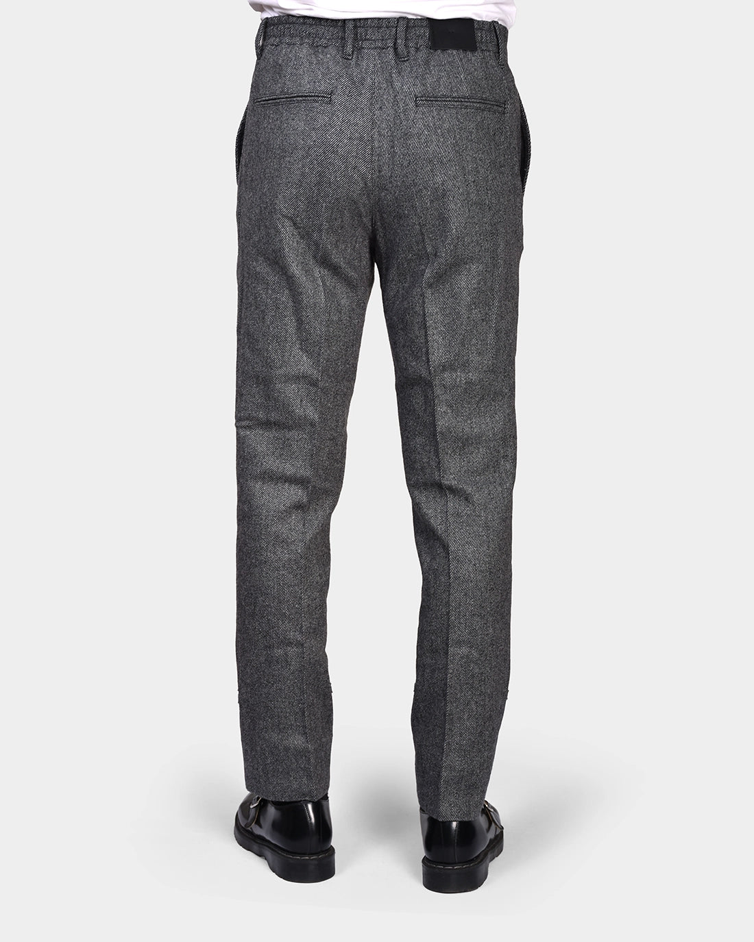 Soren Twill Cash Flannel Pants - Grey - Hugo Sthlm