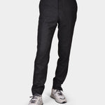Soren Twill Cash Flannel Pants - Dark Grey Melange - Hugo Sthlm
