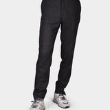 Soren Twill Cash Flannel Pants - Dark Grey Melange - Hugo Sthlm