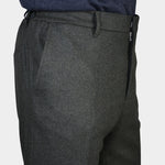 Soren Twill Cash Flannel Pants - Forest Green - Hugo Sthlm