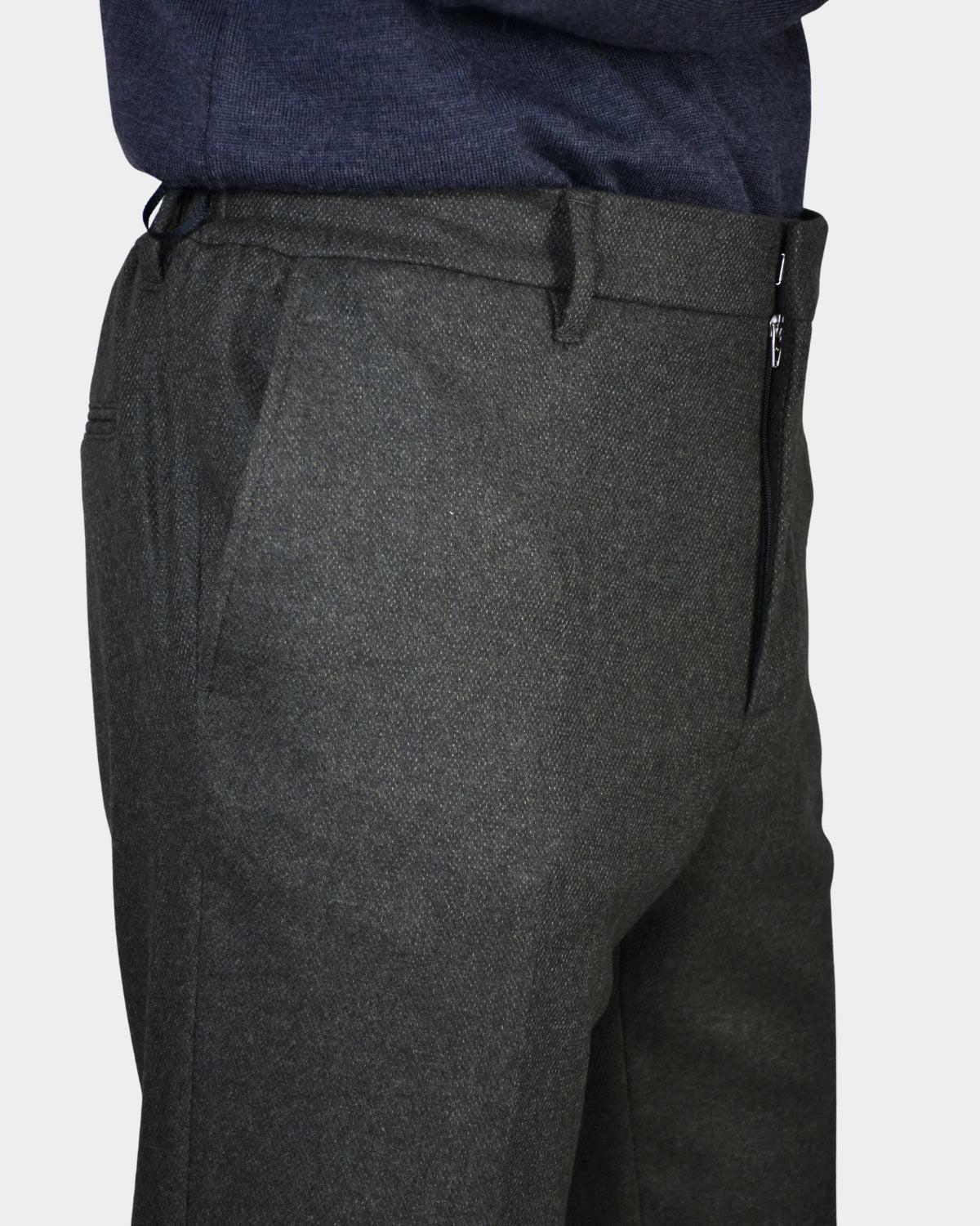 Soren Twill Cash Flannel Pants - Forest Green - Hugo Sthlm