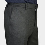 Soren Twill Cash Flannel Pants - Forest Green - Hugo Sthlm