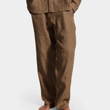Soto Linen Pants - Taupe - Hugo Sthlm