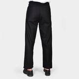 Soto Flannel Drawstring Pant - Black - Hugo Sthlm