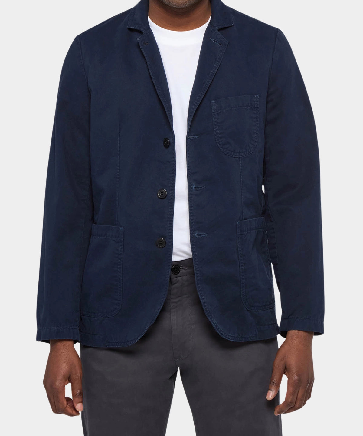 Sports Jacket Double Twisted Twill - Dark Blue - Hugo Sthlm