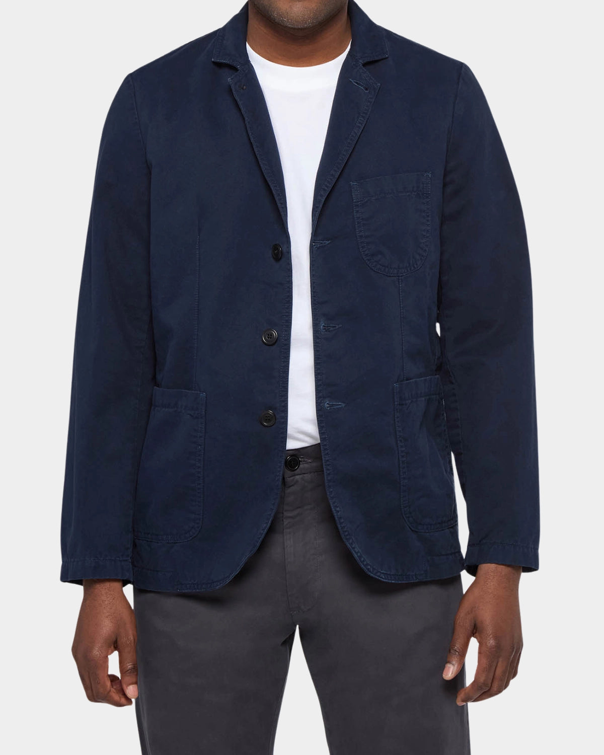 Sports Jacket Double Twisted Twill - Dark Blue - Hugo Sthlm