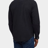 Standard L/S Shirt Solid Poplin - Black