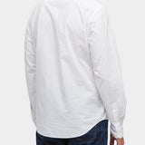 Standard L/S Shirt Solid Poplin - White