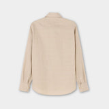 Straight Fit Spread Cashmere Check - Hay Beige