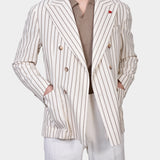 Double Breasted Jacket - Beige - Hugo Sthlm