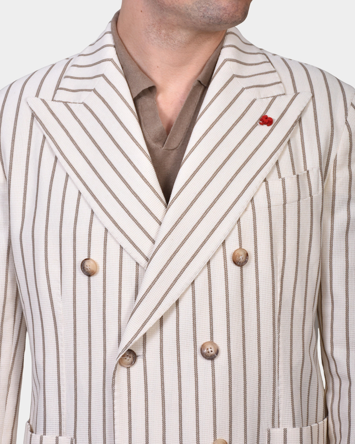 Double Breasted Jacket - Beige - Hugo Sthlm