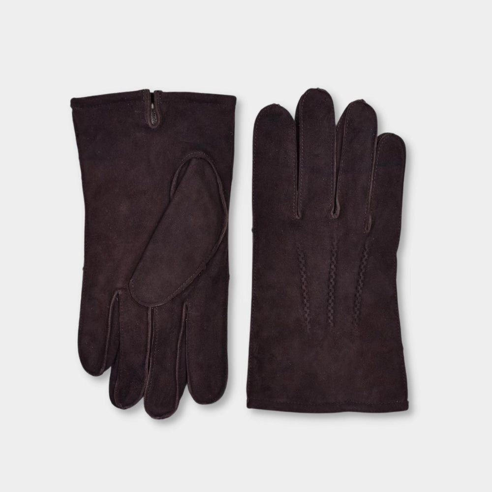 Suede Classic Glove - Brown - Hugo Sthlm