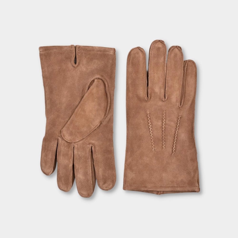 Suede Classic Glove - Cognac - Hugo Sthlm