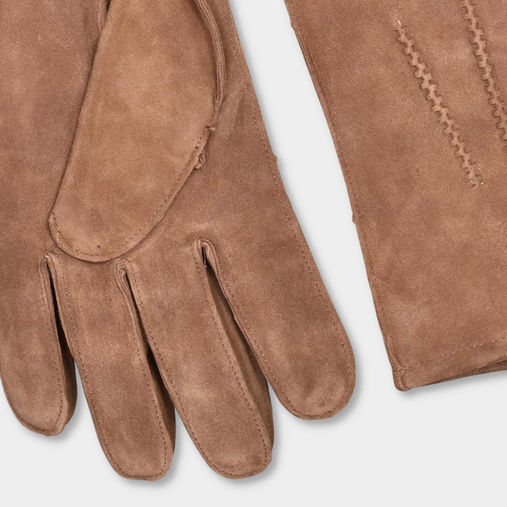 Suede Classic Glove - Cognac - Hugo Sthlm