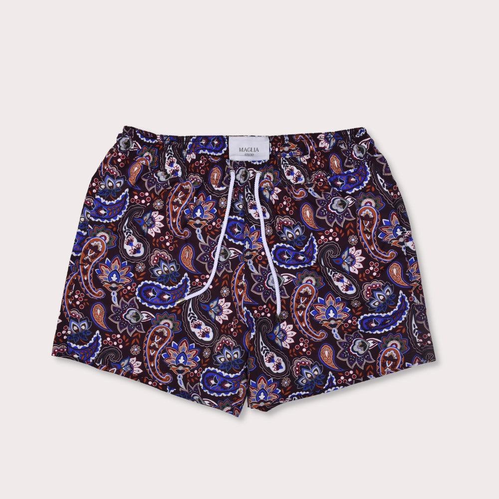 Swim Trunks - Paisley Brown - Hugo Sthlm