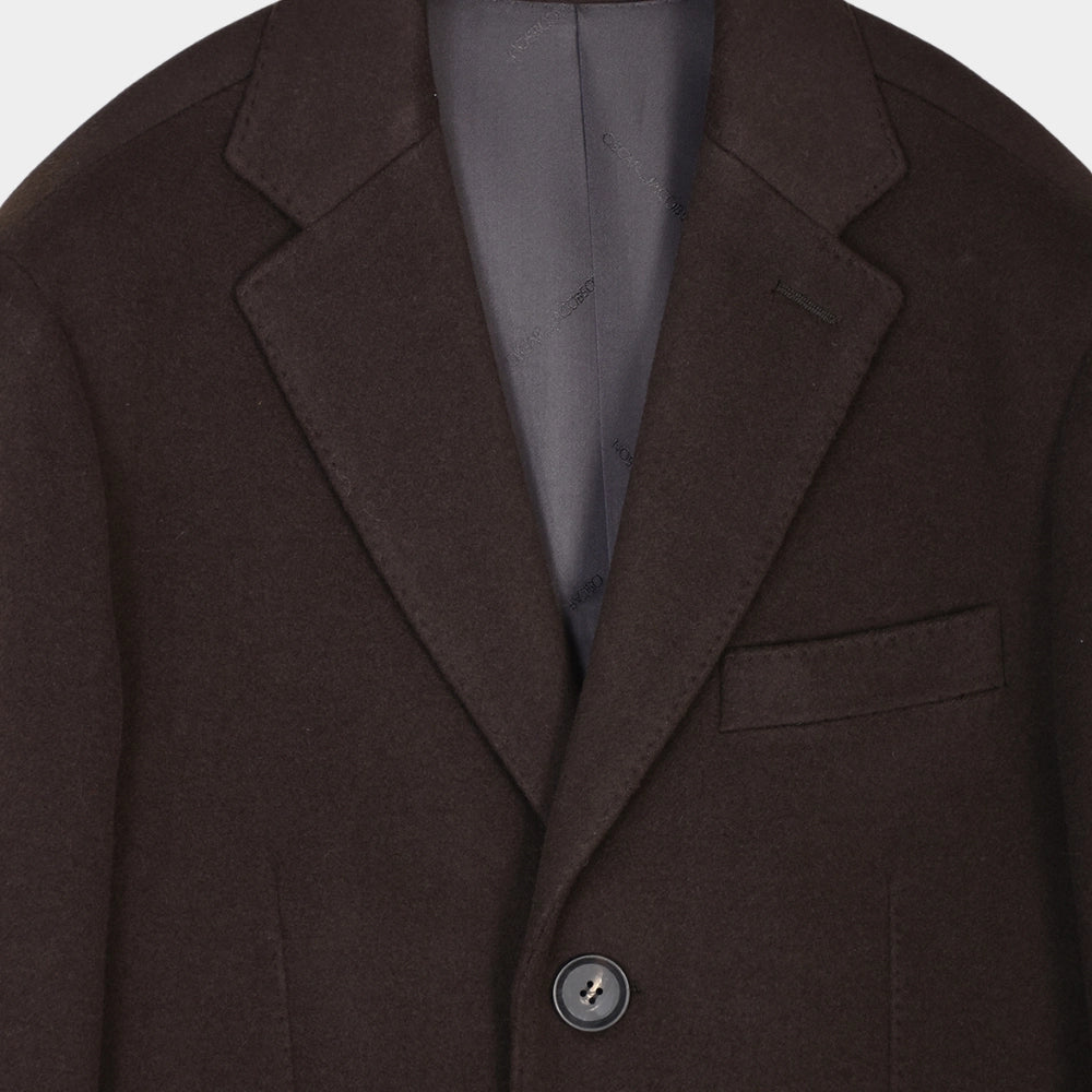 Sylar Coat - Micro Brown - Hugo Sthlm