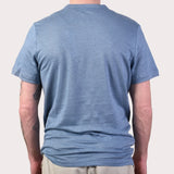 T-Shirt 100% Linen - Blue - Hugo Sthlm
