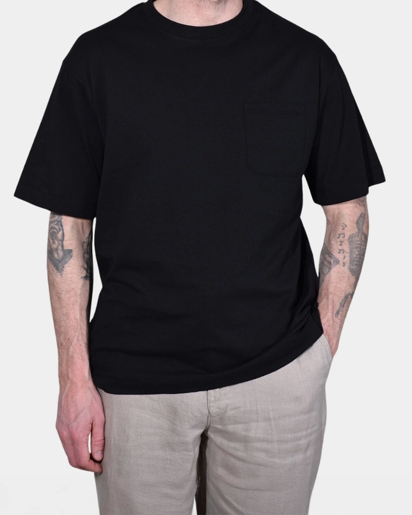 T-shirt Oversize Pocket - Black - Hugo Sthlm