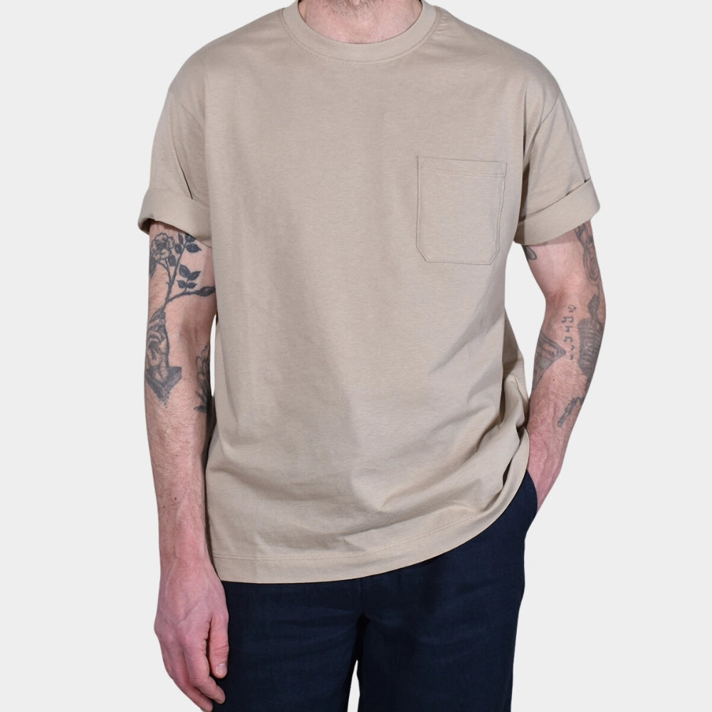 T-Shirt Oversized - Sand - Hugo Sthlm