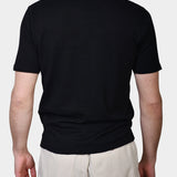 T-shirt Knit Linen Blend - Black - Hugo Sthlm