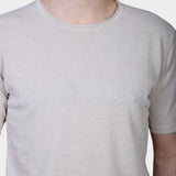 T-shirt Knit Linen Blend - Beige - Hugo Sthlm