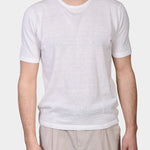 T-shirt Knit Linen Blend - Ecru - Hugo Sthlm