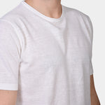 T-shirt Knit Linen Blend - Ecru - Hugo Sthlm