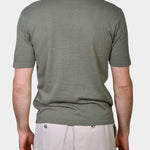 T-shirt Knit Linen Blend - Green - Hugo Sthlm