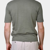 T-shirt Knit Linen Blend - Green - Hugo Sthlm