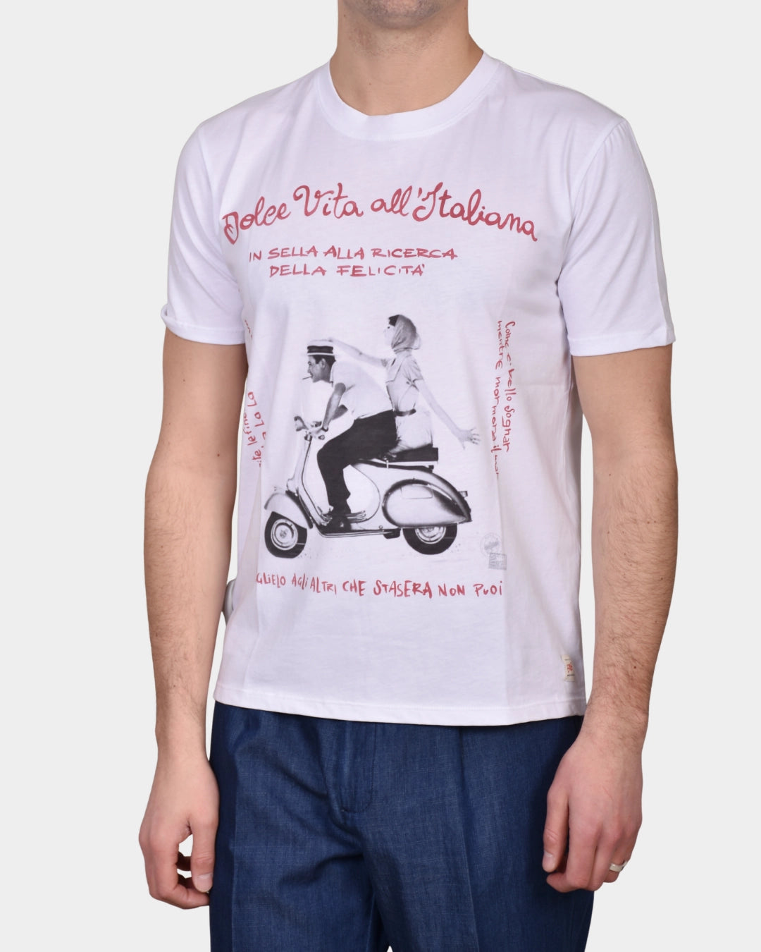 T-shirt Cotone Stampata - White - Hugo Sthlm
